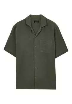 Рубашка Effetto Stropicciato Calliope, зеленая