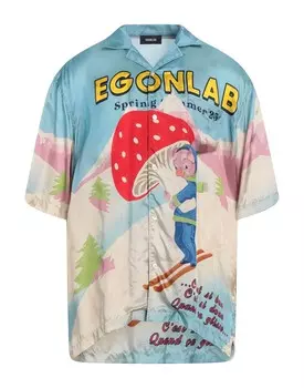 Рубашка Egonlab., небесно-голубой