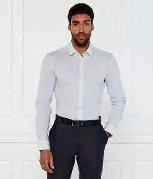 Рубашка elisha02 Extra slim fit Hugo, белый