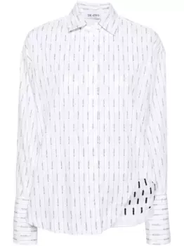 Рубашка Eliza с логотипом The Attico, белый