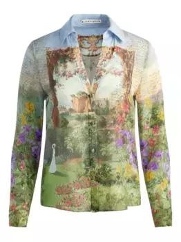 Рубашка Eloise Alice + Olivia, зеленый