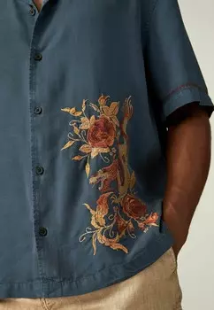Рубашка EMBROIDERED Next, синий