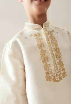 Рубашка EMBROIDERED REGULAR FIT Next, цвет ivory