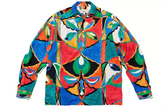 Рубашка Emilio Pucci X SS21 унисекс многоцветная Supreme, цвет Multicolor
