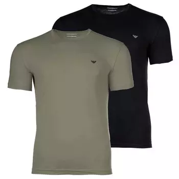 Рубашка Emporio Armani, цвет Khaki/Black