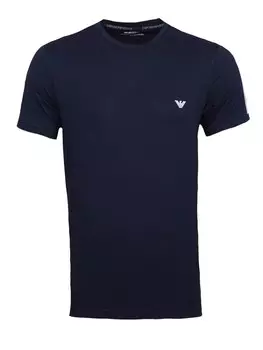 Рубашка Emporio Armani, цвет Navy/Cyan blue