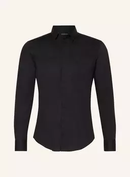 Рубашка EMPORIO ARMANI Extra Slim Fit, черный
