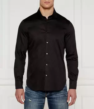 Рубашка Emporio Armani Regular Fit, черный