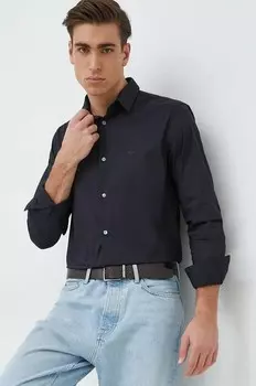 Рубашка Emporio Armani, темно-синий