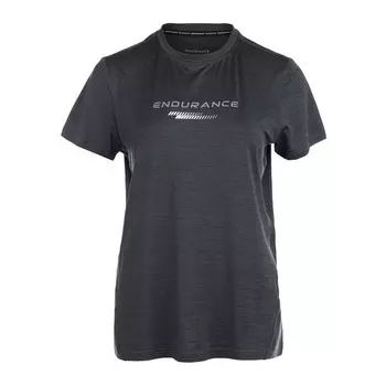 Рубашка Endurance, цвет schwarz/feigenlila