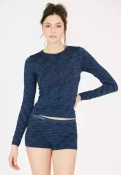 Рубашка ENDURANCE с длинными рукавами "Crina" из дышащего материала, синий