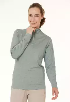 Рубашка ENDURANCE с длинными рукавами "JOCEE W Midlayer" и светоотражающими деталями, мятный