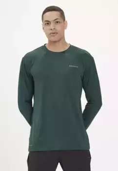 Рубашка ENDURANCE с длинными рукавами "Mell" и инновационной технологией QUICK DRY, зеленый