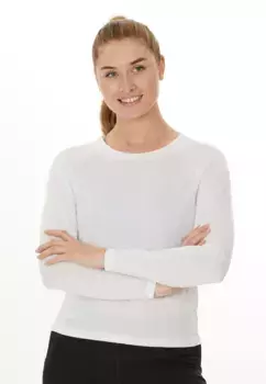 Рубашка ENDURANCE с длинными рукавами "Yamy" и приятной крутой технологической функцией, белый