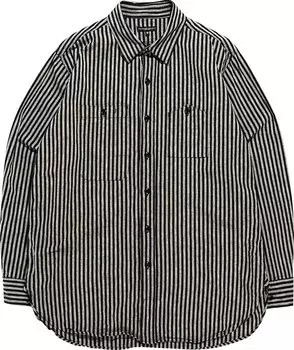 Рубашка Engineered Garments Work Shirt 'Navy/Grey', разноцветный