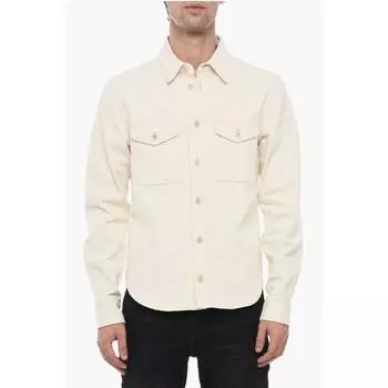 Рубашка ENOAH Saharan из денима Isabel Marant, белый