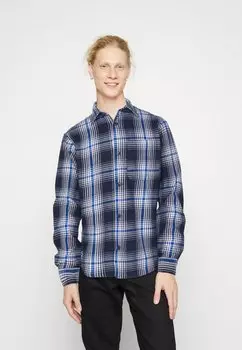 Рубашка Entertainment Jack & Jones JCOBLACK ZAC OVERSHIRT RELAX, цвет navy blazer