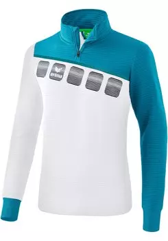 Рубашка erima 5 C Trainingstop, цвет weiss/oriental blue/colonial blue