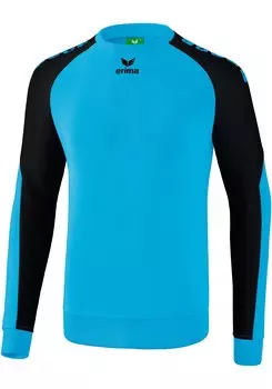 Рубашка erima Essential 5 C Sweatshirt, кюрасао/черный