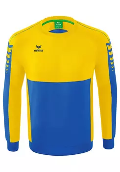 Рубашка erima Six Wings Sweatshirt, цвет new royal/gelb