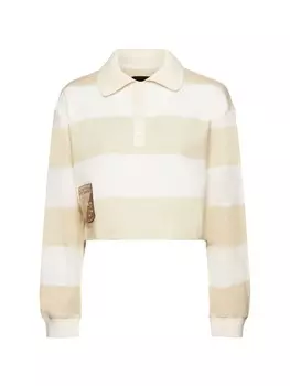 Рубашка Esprit, бежевый/белый