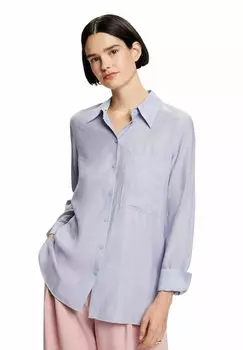 Рубашка Esprit, цвет light blue lavender