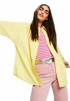 Рубашка Esprit, цвет pastel yellow