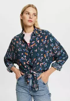 Рубашка Esprit, цвет teal blue