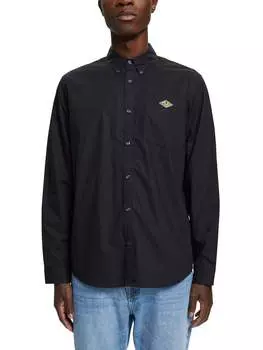 Рубашка ESPRIT Regular fit, черный