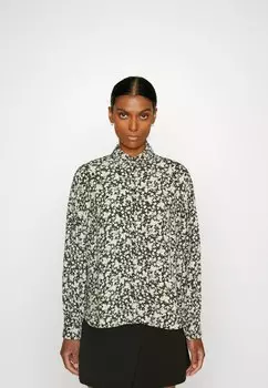 Рубашка Esprit с принтом, черный