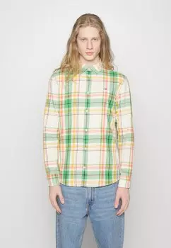 Рубашка ESSENTIAL CHECK Tommy Jeans, прибрежный зеленый