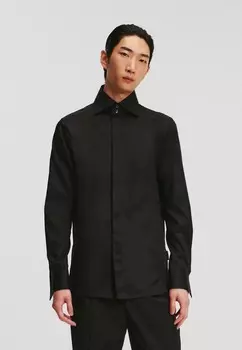 Рубашка ESSENTIAL COLLAR KARL LAGERFELD, черный