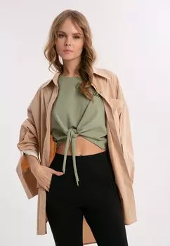 Рубашка ET NOS, бежевый