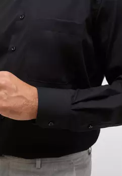 Рубашка Eterna COMFORT FIT, черный