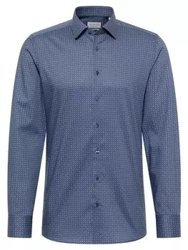 Рубашка Eterna Hemd SLIM FIT, темно-синий