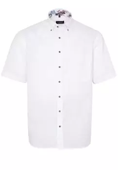 Рубашка Eterna Kurzarm Comfort Fit Leinen, белый