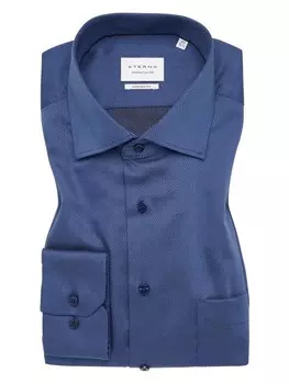 Рубашка Eterna Langarmhemd, цвет denim