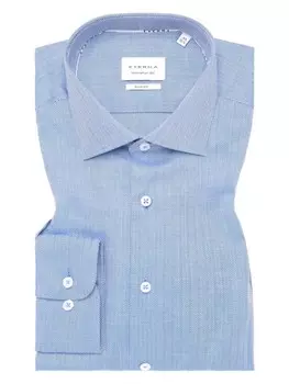 Рубашка Eterna Langarmhemd, цвет mittelblau