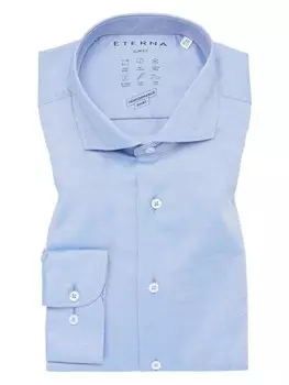 Рубашка Eterna Langarmhemd, цвет mittelblau