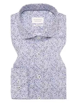 Рубашка Eterna Langarmhemd, светло-синий