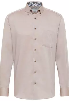 Рубашка Eterna MODERN FIT, бежевый