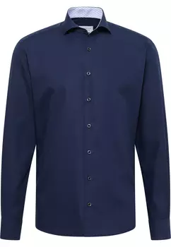 Рубашка Eterna MODERN FIT, темно синий