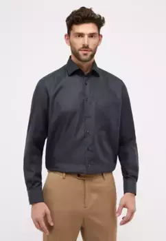 Рубашка Eterna с длинными рукавами "COMFORT FIT", антрацит