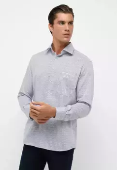 Рубашка Eterna с длинными рукавами "COMFORT FIT", серый