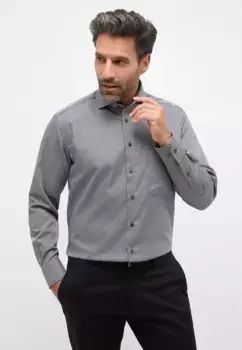Рубашка Eterna с длинными рукавами "COMFORT FIT", антрацит
