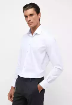 Рубашка Eterna с длинными рукавами "COMFORT FIT", белый