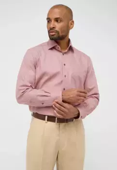 Рубашка Eterna с длинными рукавами "COMFORT FIT", красный