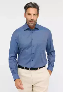 Рубашка Eterna с длинными рукавами "COMFORT FIT", джинсовый
