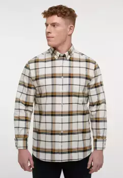 Рубашка Eterna с длинными рукавами "MODERN FIT", бежевый