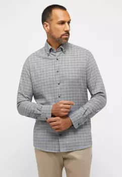 Рубашка Eterna с длинными рукавами "MODERN FIT", цвет Jade